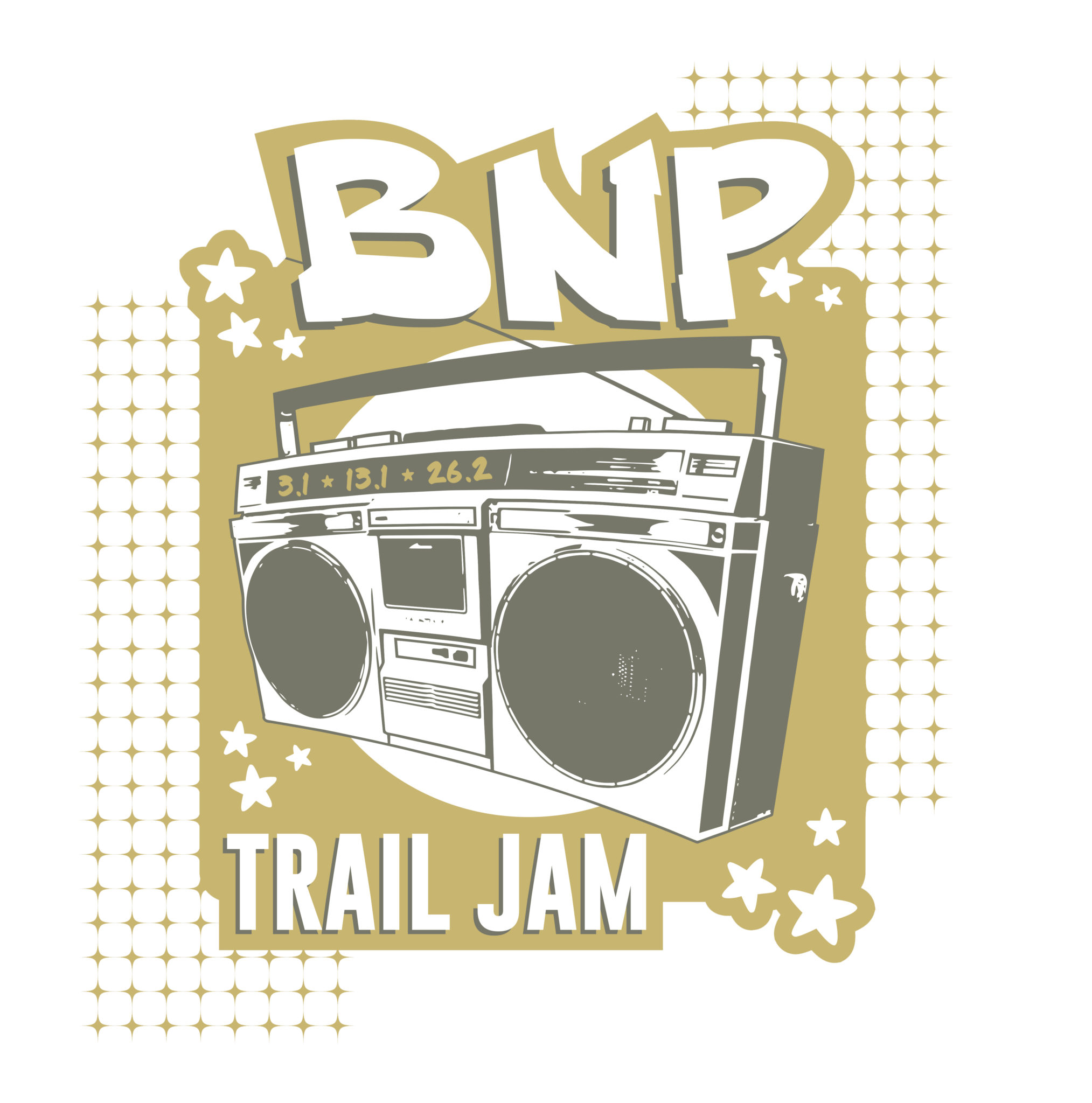 BNP Trail Jam logo on RaceRaves