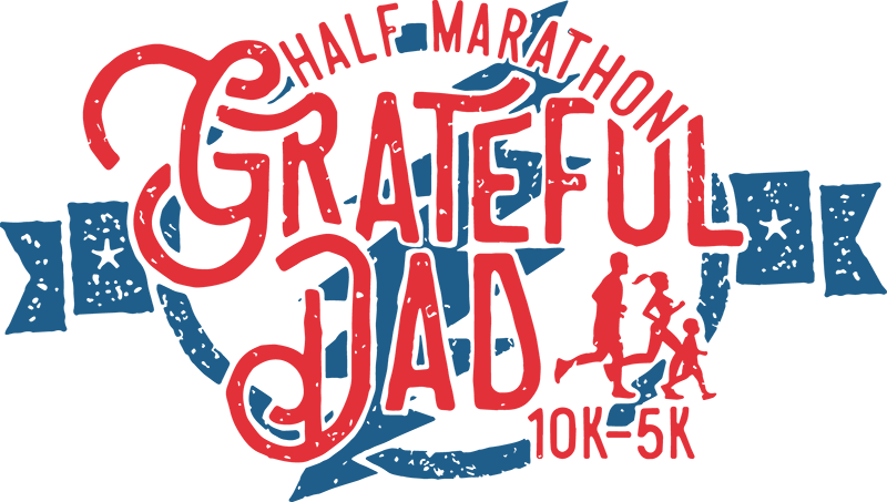 Grateful Dad Half Marathon logo on RaceRaves