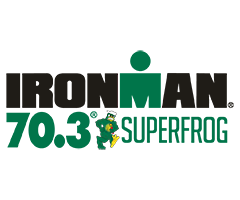 IRONMAN 70.3 SUPERFROG logo on RaceRaves