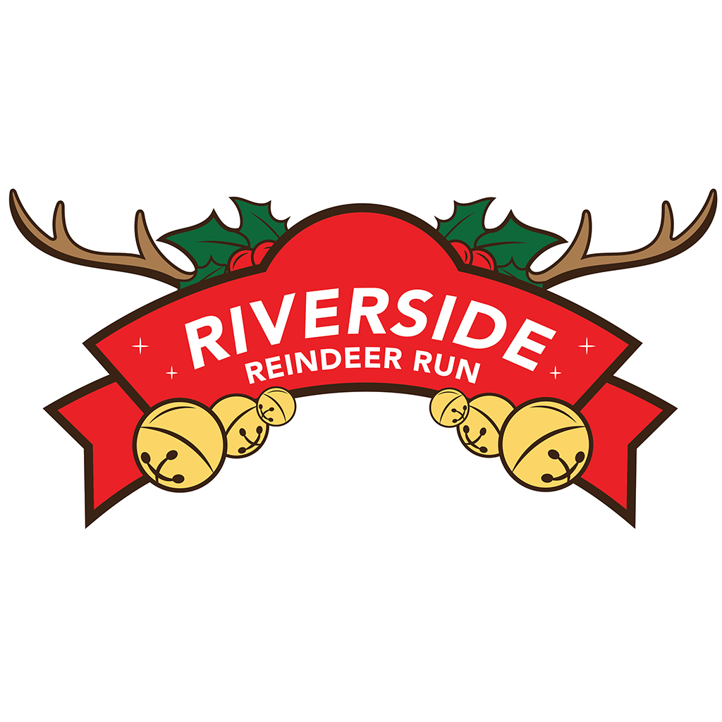 LaceUp Running Series Riverside Reindeer Run logo on RaceRaves