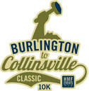 Burlington to Collinsville Classic 10K logo on RaceRaves