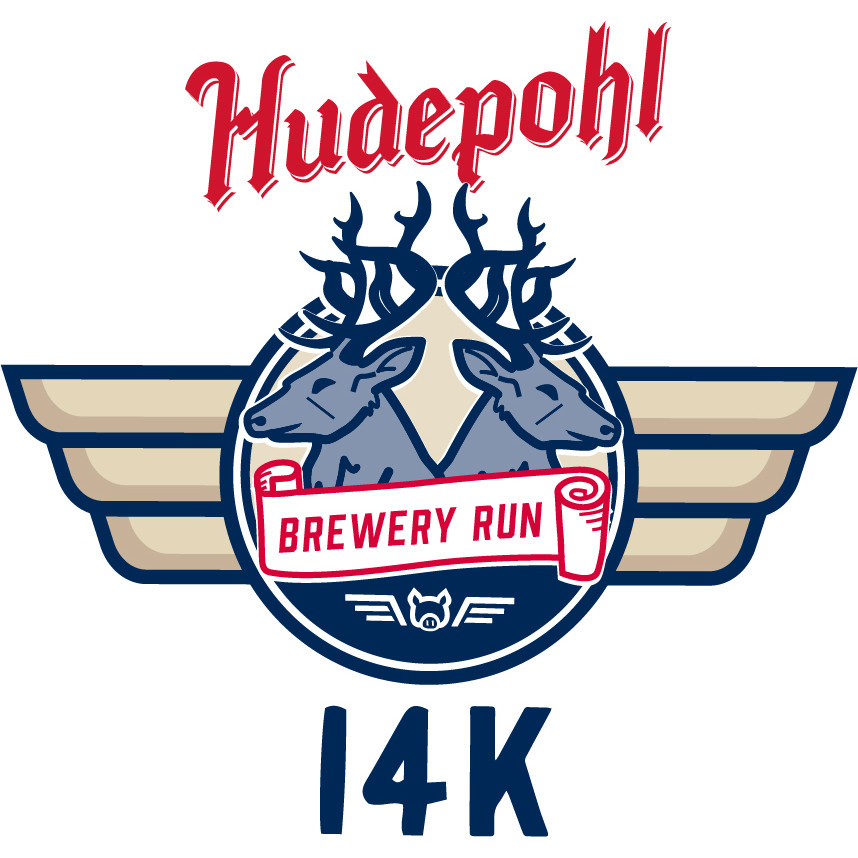 Hudepohl 14K & 7K Brewery Run logo on RaceRaves