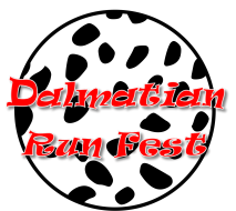 Dalmatian Run Fest & Dizzy Dalmatian 101 logo on RaceRaves