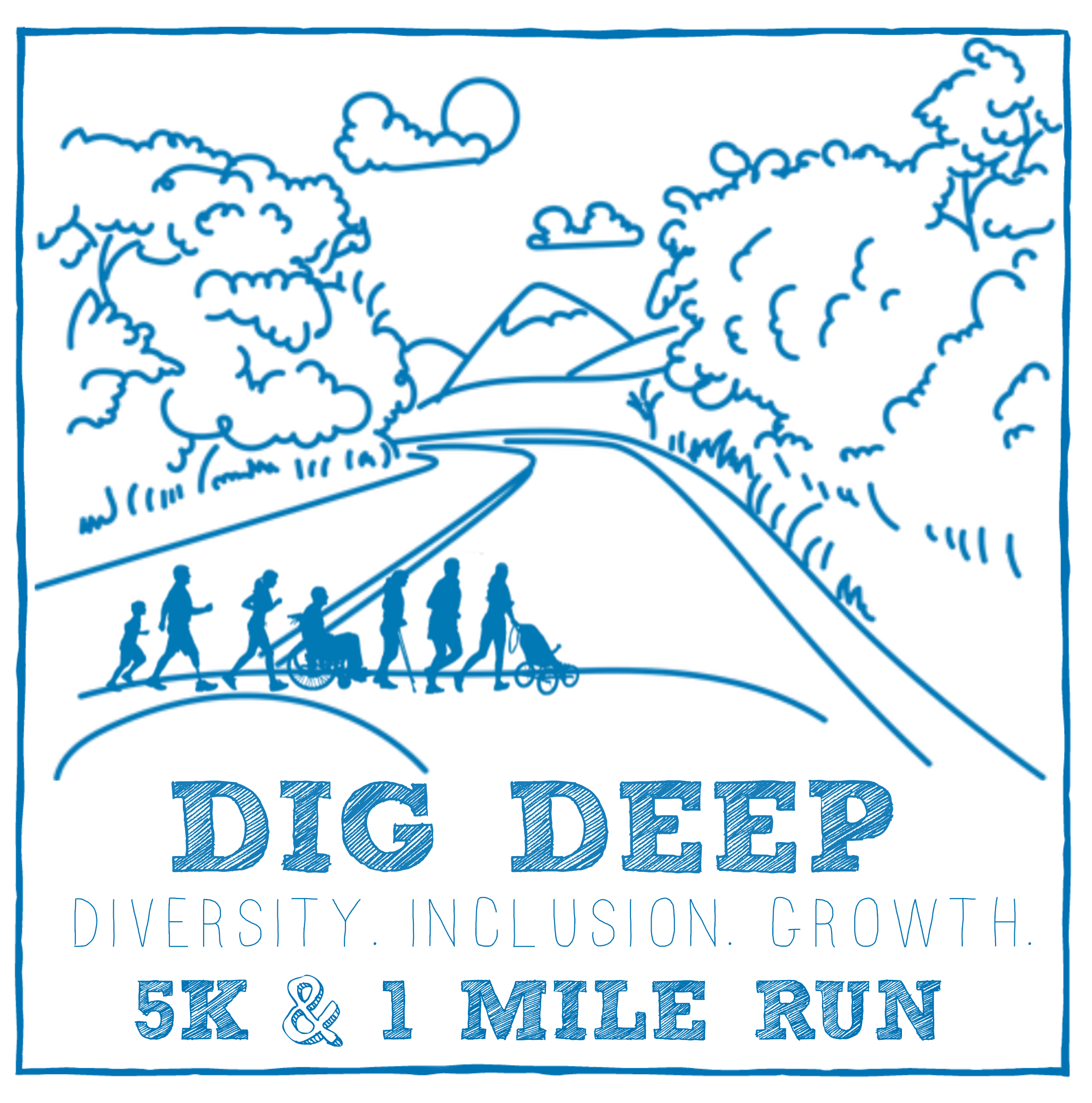Dirt’s Dig Deep 5K & 1 Mile Run logo on RaceRaves