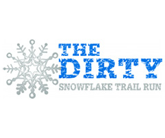 Dirty Snowflake Trail Run logo on RaceRaves