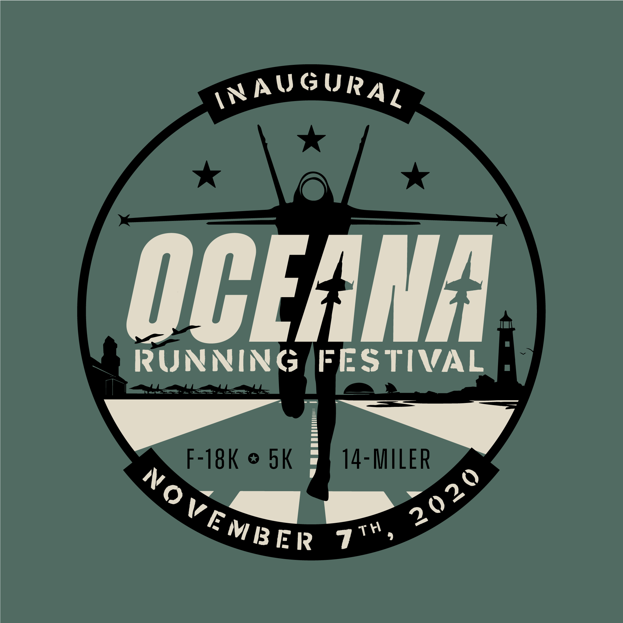 Oceana Running Festival logo on RaceRaves