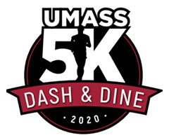 UMass 5K Dash & Dine logo on RaceRaves