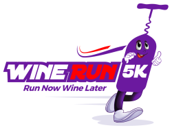 Wine Run 5K Wild Blossom Winery and Meadery logo on RaceRaves