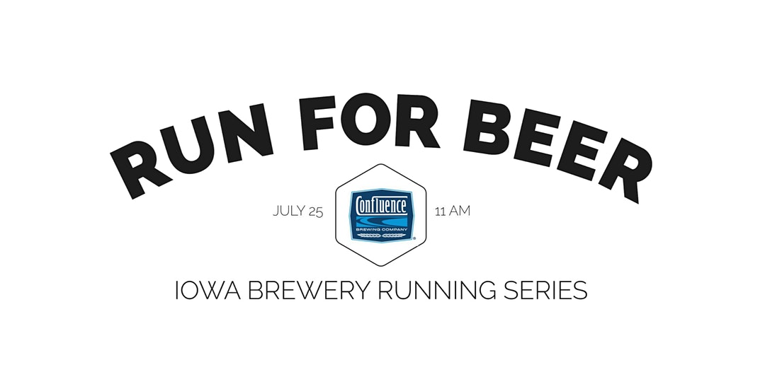 Iowa Brewery Running Series: Confluence Brewing logo on RaceRaves