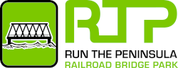 Railroad Bridge Park Run logo on RaceRaves