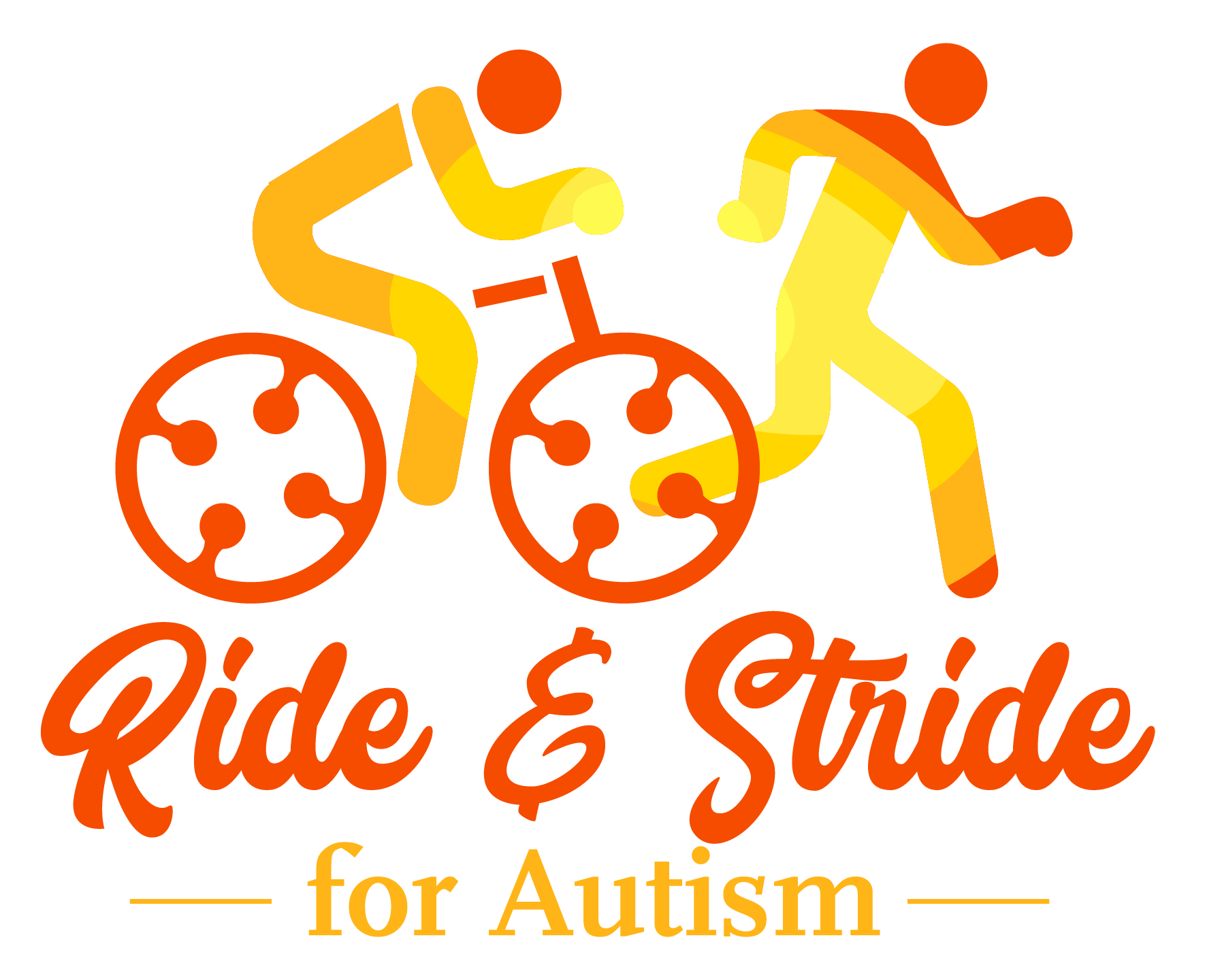 Ride & Stride for Autism logo on RaceRaves