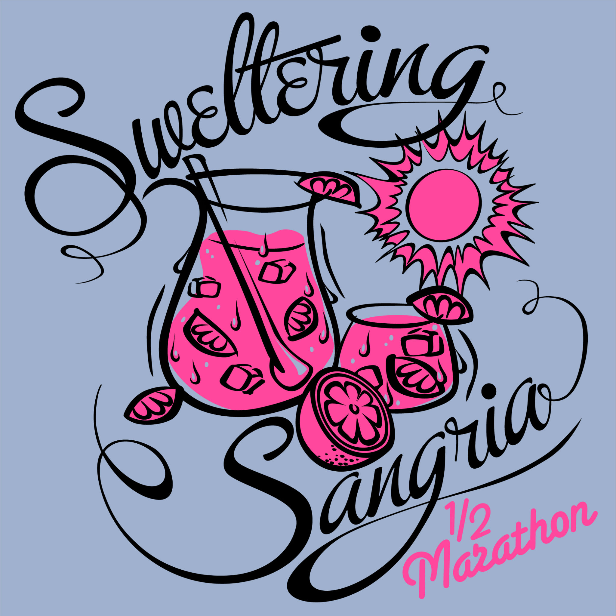 Sweltering Sangria Half Marathon & 5K logo on RaceRaves