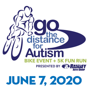 Go the Distance for Autism logo on RaceRaves