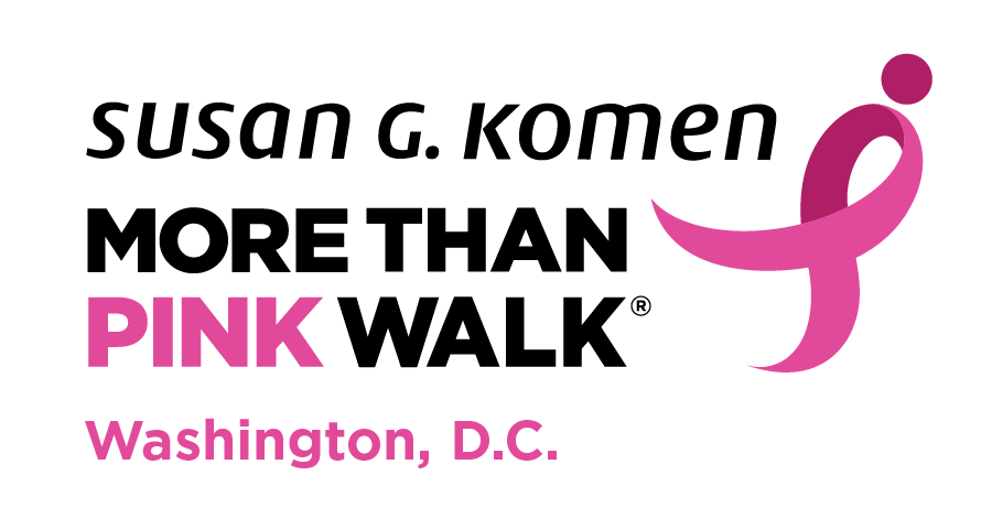 Komen Washington DC More Than Pink Walk logo on RaceRaves