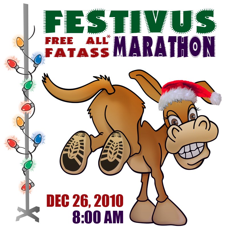 Festivus Free For All Fat Ass Marathon logo on RaceRaves