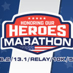 Honoring our Heroes Marathon logo on RaceRaves
