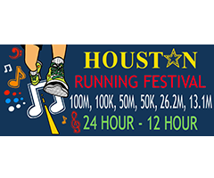 Houston Running Festival logo on RaceRaves