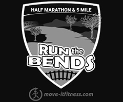 Run The Bends Half Marathon logo on RaceRaves
