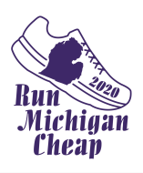 Run Michigan Cheap Ann Arbor logo on RaceRaves