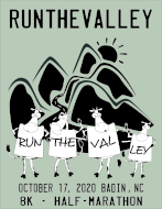 Run the Valley Half Marathon & 5K logo on RaceRaves