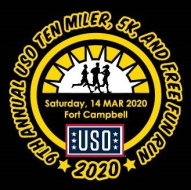 USO Ten Miler logo on RaceRaves