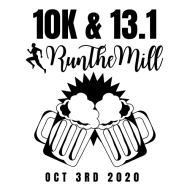 Run the Mill 10K and Half Marathon logo on RaceRaves