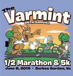 Varmint Half Marathon & 5K logo on RaceRaves