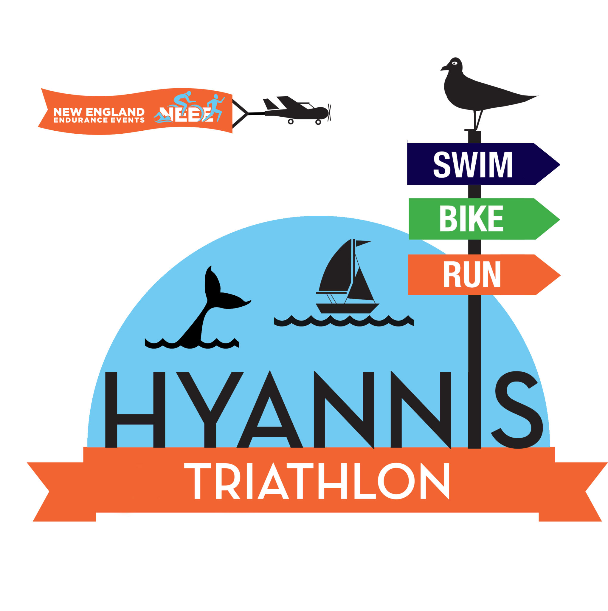 Hyannis 1 Triathlon logo on RaceRaves