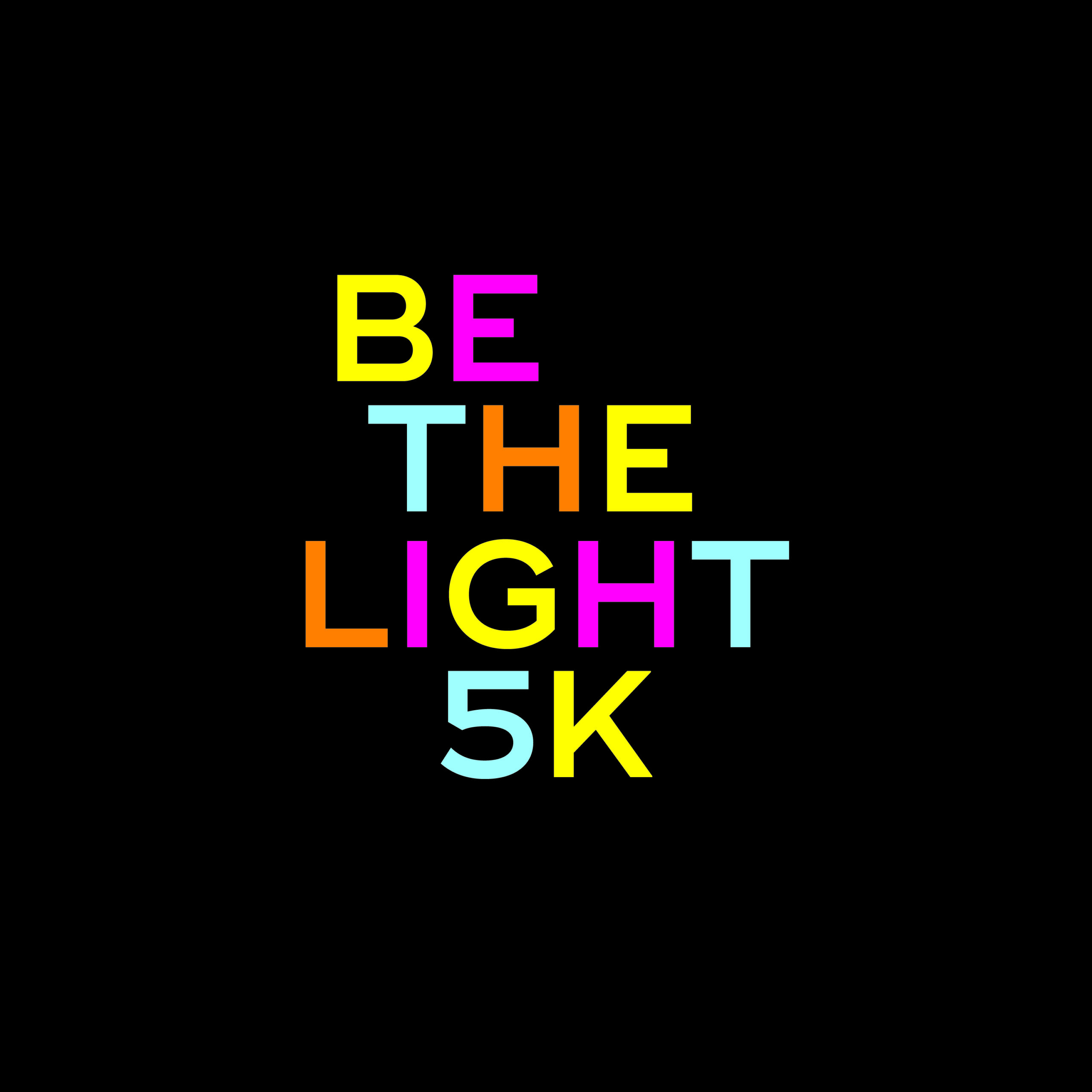 Be the Light – Glow in the Dark 5K logo on RaceRaves