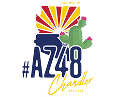 Chandler #AZ48 Half Marathon & 5K logo on RaceRaves