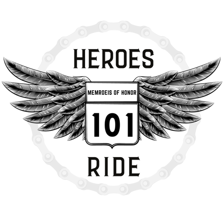 101 Heroes Ride logo on RaceRaves