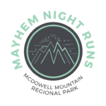 Mayhem Night Runs logo on RaceRaves