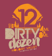 Dirty Dozen Off Road Run at Holiday Valley Resort logo on RaceRaves
