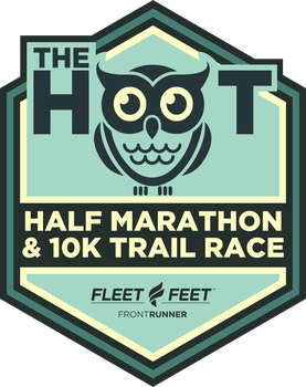 Hoot Half Marathon & 10K Trail Race logo on RaceRaves