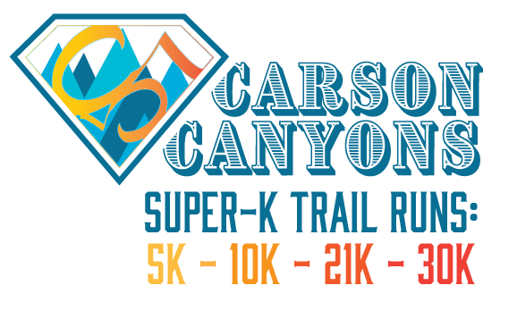 Carson Canyons Super K Trail Runs logo on RaceRaves