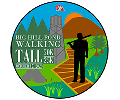 Big Hill Pond Walking Tall 50K & 25K logo on RaceRaves