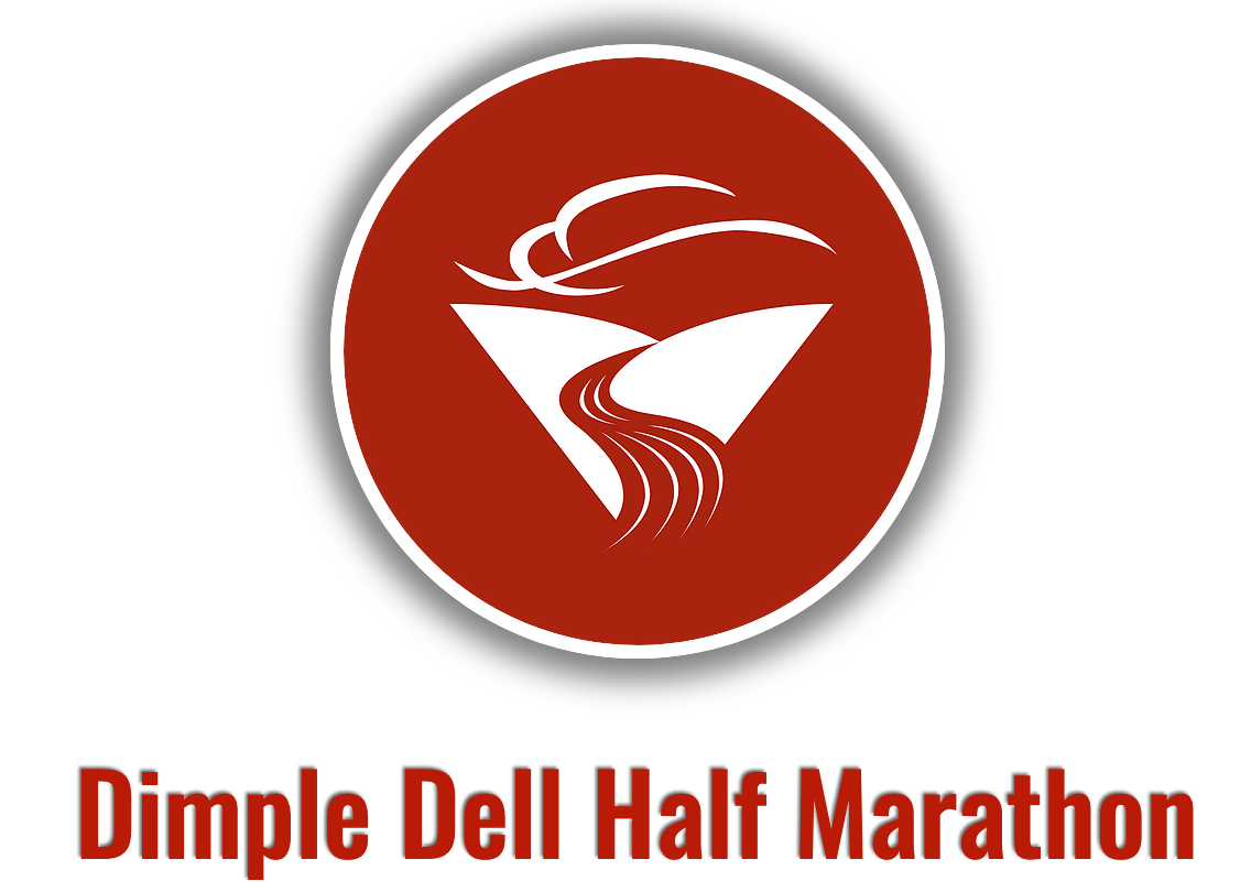 Dimple Dell Half Marathon logo on RaceRaves