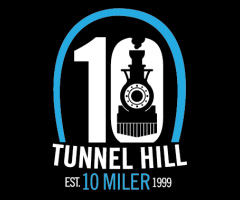 Tunnel Hill 10 Miler logo on RaceRaves
