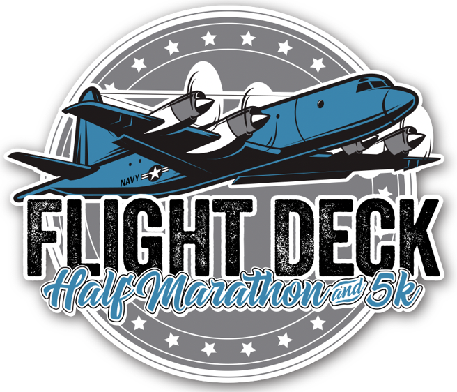 Flight Deck Half Marathon & 5K logo on RaceRaves