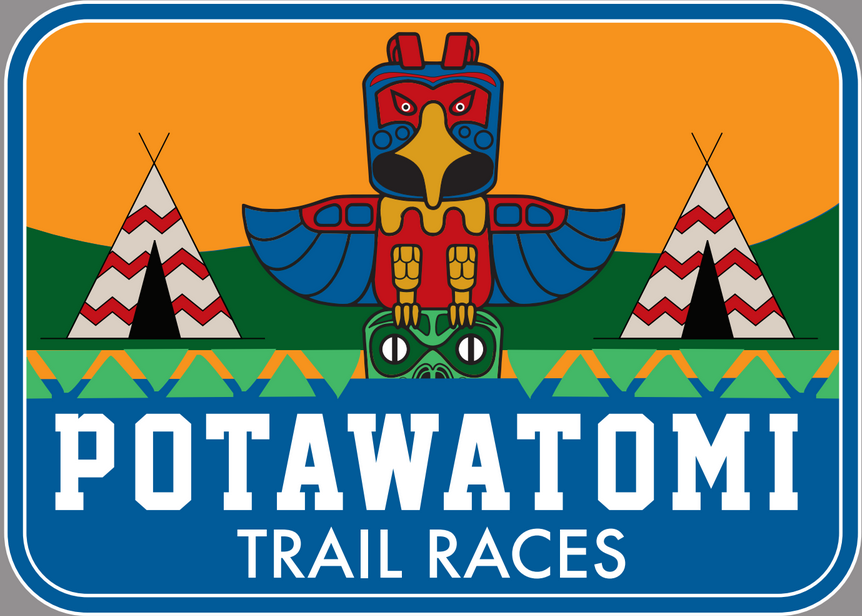 Potawatomi Trail Runs logo on RaceRaves