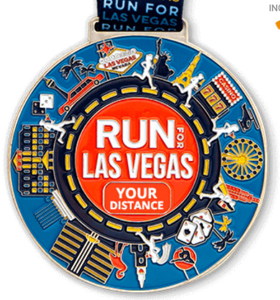 Run for Las Vegas Virtual Challenge logo on RaceRaves
