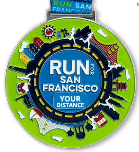 Run for San Francisco Virtual Challenge logo on RaceRaves