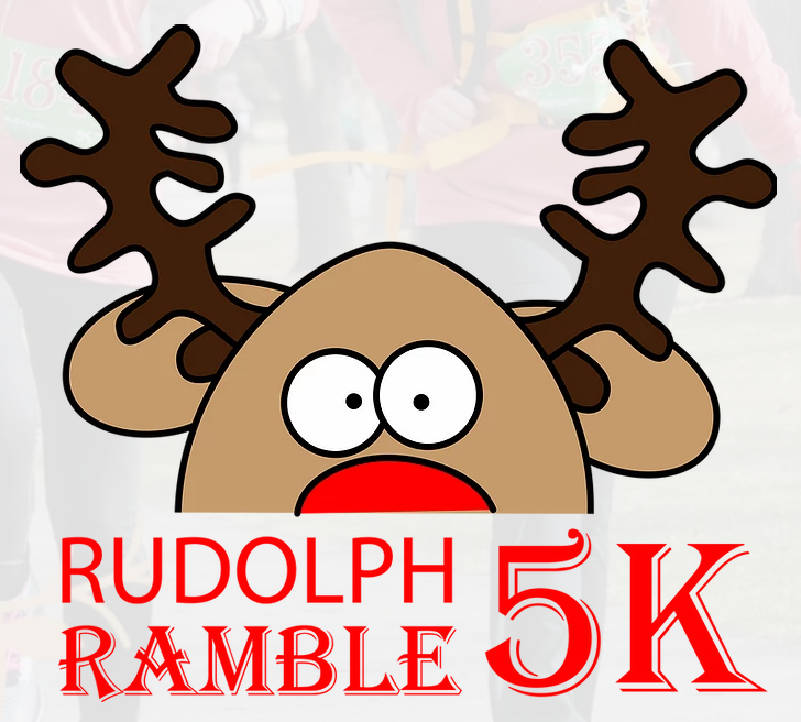 Rudolph Ramble 5K logo on RaceRaves