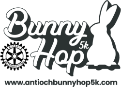 Antioch Rotary Club Bunny Hop 5K logo on RaceRaves