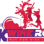 Wine Run 5K True Blue logo on RaceRaves