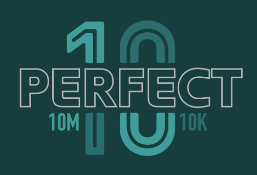 Perfect 10 logo on RaceRaves