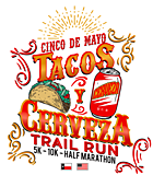 Tacos y Cerveza Trail Run logo on RaceRaves