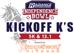 Independence Bowl Kickoff K’s logo on RaceRaves