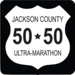Jackson County 50-50 Ultramarathon Trail Run logo on RaceRaves
