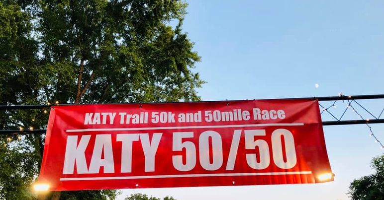 KATY Trail 50/50 logo on RaceRaves